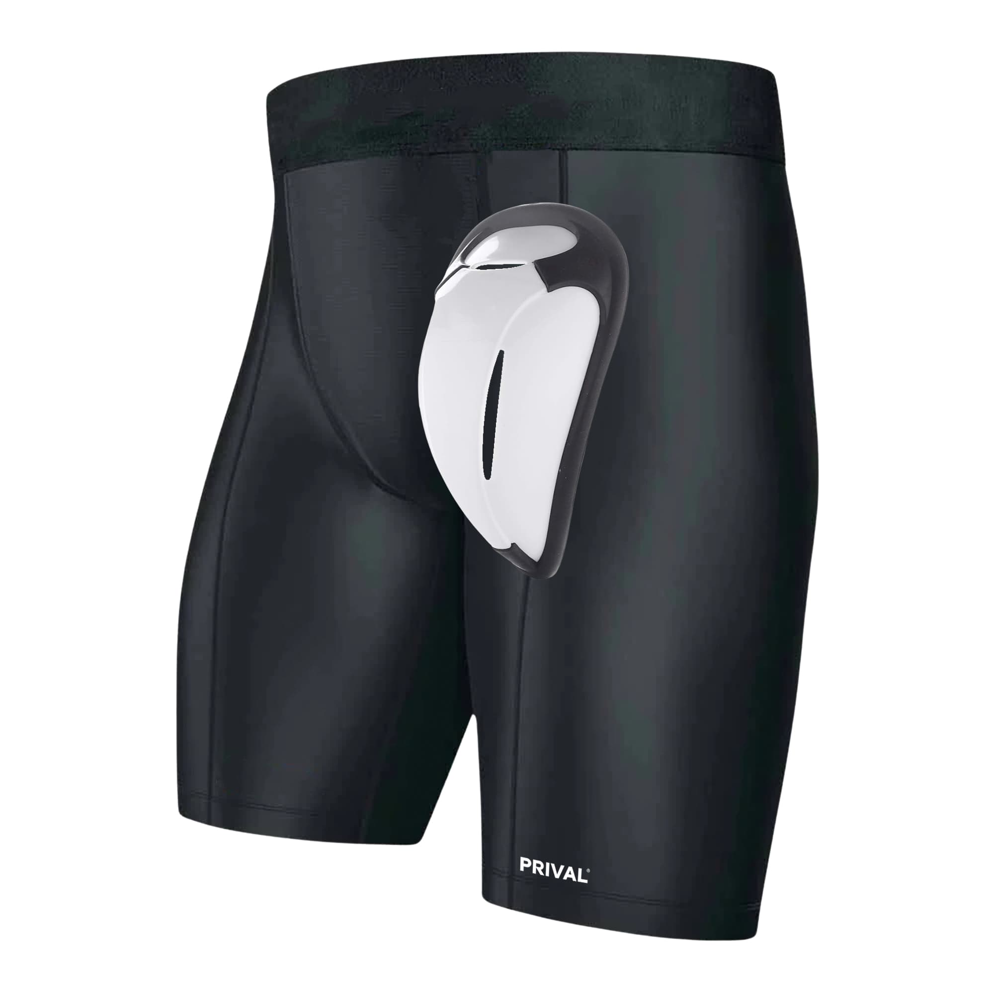 Prival Compressieshorts met Bio-Flex Kruisbeschermer – Beschermende sportuitrusting voor MMA & contactsporten - Herstel